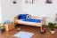 Bettrahmen für Kinder / Kinderbett 90 x 200 cm | Massivholz: Buche | Natur Lackiert | besonders hohe Qualität Abbildung