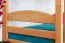 90 x 200 cm Kinderstockbett inkl. Bettkasten als 3. Liegefläche | Massivholz: Buche | Natur Lackiert | umbaubar in 2 Einzelbetten | Bettkasten als Stauraum oder Liegefläche | inkl. Rollroste Abbildung