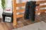 Jugendzimmer-Hochbett 160 x 200 cm | Massivholz: Buche | Natur Lackiert | umbaubar in Einzelbett | Premium-Qualität | inkl. Rollrost Abbildung