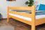 Breites Jugendhochbett 160 x 190 cm | Massivholz: Buche | Natur Lackiert | umbaubar in Einzelbett | Premium-Qualität | inkl. Rollrost Abbildung