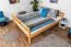 Jugendzimmer-Hochbett 160 x 200 cm | Massivholz: Buche | Natur Lackiert | umbaubar in Einzelbett | Premium-Qualität | inkl. Rollrost Abbildung