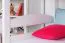 Kinderzimmer-Etagenbett 90 x 190 cm | Massivholz: Buche | Weiß Lackiert | umbaubar in 2 Einzelbetten | Premium-Qualität | inkl. Rollroste Abbildung