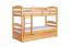 90 x 200 cm Kinderstockbett inkl. Bettkasten als 3. Liegefläche | Massivholz: Buche | Natur Lackiert | umbaubar in 2 Einzelbetten | Bettkasten als Stauraum oder Liegefläche | inkl. Rollroste Abbildung
