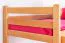 Jugendstockbett inkl. Stauraum (2 Schubladen) | 90 x 200 cm | Massivholz: Buche | Natur Lackiert | umbaubar in 2 Einzelbetten | Premium-Qualität | inkl. Rollroste Abbildung