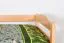 Bettrahmen für Kinder / Kinderbett 90 x 200 cm | Massivholz: Buche | Natur Lackiert | besonders hohe Qualität Abbildung