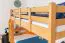 Jugendetagenbett 90 x 200 cm | Massivholz: Buche | Natur Lackiert | umbaubar in 2 Einzelbetten | Premium-Qualität | inkl. Rollroste Abbildung