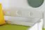 Kinderzimmer-Etagenbett 90 x 190 cm | Massivholz: Buche | Weiß Lackiert | umbaubar in 2 Einzelbetten | Premium-Qualität | inkl. Rollroste Abbildung