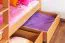 Jugendstockbett inkl. Stauraum (2 Schubladen) | 90 x 200 cm | Massivholz: Buche | Natur Lackiert | umbaubar in 2 Einzelbetten | Premium-Qualität | inkl. Rollroste Abbildung