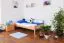 Bettrahmen für Kinder / Kinderbett 90 x 190 cm | Massivholz: Buche | Natur Lackiert | besonders hohe Qualität Abbildung
