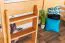 Kinderzimmer-Hochbett 90 x 190 cm | Massivholz: Buche | Natur Lackiert | umbaubar in Einzelbett | Premium-Qualität | inkl. Rollrost Abbildung