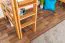 Kinderzimmer-Hochbett 90 x 190 cm | Massivholz: Buche | Natur Lackiert | umbaubar in Einzelbett | Premium-Qualität | inkl. Rollrost Abbildung