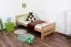 Kinderbett 80 x 200 cm | Massivholz: Buche | Natur Lackiert Abbildung