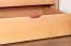 90 x 200 cm Etagenbett mit Stauraum / 2 Schubladen für Jugendliche Massivholz: Buche | Natur Lackiert | umbaubar in 2 Einzelbetten | Premium-Qualität | inkl. Rollroste Abbildung