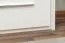 Kleiderschrank | 6 Drehtüren | 4 Schubladen | 5 Fächer | mit 3 Kleiderstangen | 277 cm breit | Farbe: Weiß Abbildung