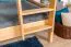 Stockbett für Jugendliche 140 x 190 cm | Massivholz: Buche | Natur Lackiert | umbaubar in 2 Einzelbetten | inkl. Rollroste Abbildung