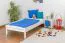 Bettrahmen für Kinder / Kinderbett 90 x 200 cm | Massivholz: Kiefer | Weiß Lackiert Abbildung