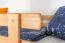 Stockbett für Kinder 90 x 190 cm | Massivholz: Buche | Natur Lackiert | umbaubar in 2 Einzelbetten | inkl. Rollroste Abbildung