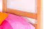 90 x 200 cm Etagenbett mit Stauraum / 2 Schubladen für Kinder Massivholz: Buche | Natur Lackiert | umbaubar in 2 Einzelbetten | Premium-Qualität | inkl. Rollroste Abbildung