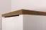 50 cm breiter Kleiderschrank mit 1 Tür | Farbe: Weiß Abbildung