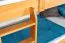 Etagenbett für Kinder 90 x 190 cm | Massivholz: Buche | Natur Lackiert | umbaubar in 2 Einzelbetten | inkl. Rollroste Abbildung