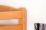 Etagenbett für Kinder 90 x 200 cm | Massivholz: Buche | Natur Lackiert | umbaubar in 2 Einzelbetten | inkl. Rollroste Abbildung