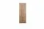 Schmaler Kleiderschrank | 2 Drehtüren | 3 Schubladen | 1 Fach | mit Kleiderstange | 75 cm breit | Farbe: Braun Abbildung