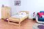 Kinderbett 90 x 200 cm | Massivholz: Kiefer | Natur Lackiert Abbildung