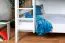 Breites Massivholz Stockbett für Kinder und Jugendliche | Matratzenmaß: 160 x 190 cm | Weiß Lackiert | umbaubar in 2 Einzelbetten | Premium-Qualität | inkl. Rollroste Abbildung