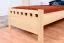 Kinderbett 90 x 200 cm | Massivholz: Kiefer | Natur Lackiert Abbildung