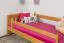 Kinderbett 90 x 200 cm | Massivholz: Kiefer | Erle Lackiert Abbildung