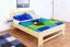 Bettrahmen für Kinder / Kinderbett 140 x 200 cm | Massivholz: Buche | Natur Lackiert Abbildung