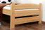 Kinderbett 80 x 200 cm | Massivholz: Buche | Natur Lackiert Abbildung