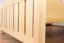 Kinderbett 100 x 200 cm | Massivholz: Kiefer | Natur Lackiert Abbildung
