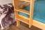 Stockbett für Jugendliche 140 x 200 cm | Massivholz: Buche | Natur Lackiert | umbaubar in 2 Einzelbetten | inkl. Rollroste Abbildung