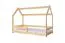 Kinderbett 80 x 160 cm | Massivholz: Kiefer | Natur Lackiert Abbildung