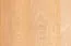 Kleiderschrank | 2 Drehtüren | 6 Fächer | 2 Schubladen | mit Kleiderstange | 90 cm breit | Massivholz | Farbe: Natur Abbildung