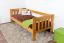 Kinderbett 90 x 200 cm | Massivholz: Kiefer | Erle Lackiert Abbildung