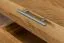 90 cm breiter Kleiderschrank mit 2 Türen, 4 Fächern und 2 Schubladen aus Massiv-Holz | Farbe: Natur | Tiefe: 40 cm Abbildung
