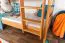Stockbett für Kinder 90 x 190 cm | Massivholz: Buche | Natur Lackiert | umbaubar in 2 Einzelbetten | inkl. Rollroste Abbildung