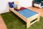 Bettrahmen für Kinder / Kinderbett 80 x 200 cm | Massivholz: Buche | Natur Lackiert Abbildung