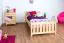 Kinderbett 100 x 200 cm | Massivholz: Kiefer | Natur Lackiert Abbildung