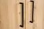 80 cm breiter Kleiderschrank mit 4 Türen | Farbe: Eiche Abbildung