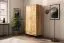 97 cm breiter Kleiderschrank mit 2 Türen | Farbe: Natur Abbildung