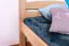 Bettrahmen für Kinder / Kinderbett 90 x 200 cm | Massivholz: Buche | Natur Lackiert Abbildung