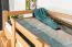 Hochbett für Kinder 90 x 190 cm | Massivholz: Buche | Natur Lackiert | umbaubar in Einzelbett | Premium-Qualität | inkl. Rollrost Abbildung