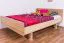 Bettrahmen für Kinder / Kinderbett 140 x 200 cm | Massivholz: Buche | Natur Lackiert Abbildung