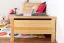 Kinderbett 90 x 200 cm | Massivholz: Kiefer | Natur Lackiert Abbildung