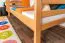 Stockbett für Kinder 90 x 200 cm | Massivholz: Buche | Natur Lackiert | umbaubar in 2 Einzelbetten | inkl. Rollroste Abbildung
