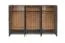 346 cm breiter Kleiderschrank mit 6 Türen | Farbe: Grau Abbildung