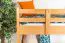 Stockbett für Kinder 90 x 190 cm | Massivholz: Buche | Natur Lackiert | umbaubar in 2 Einzelbetten | inkl. Rollroste Abbildung